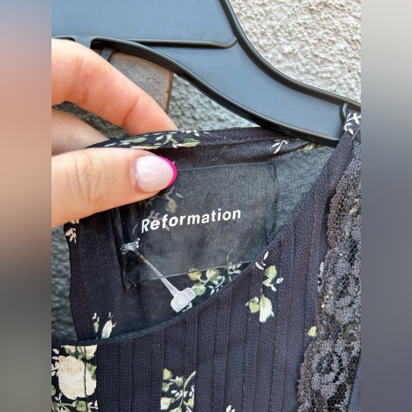 Reformation Patchouli Maxi Dress Lindsay Floral Size 6 - Picture 6 of 7